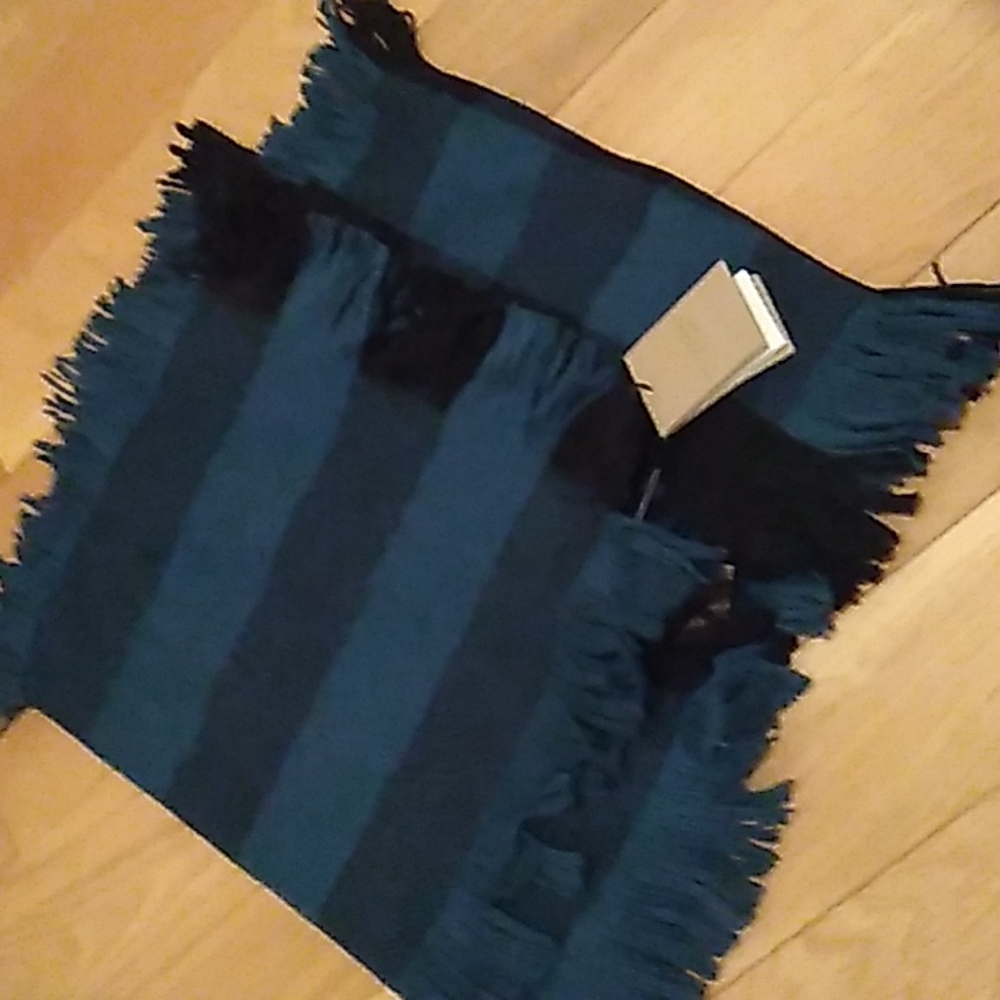 New Teal Burberry Scarf
